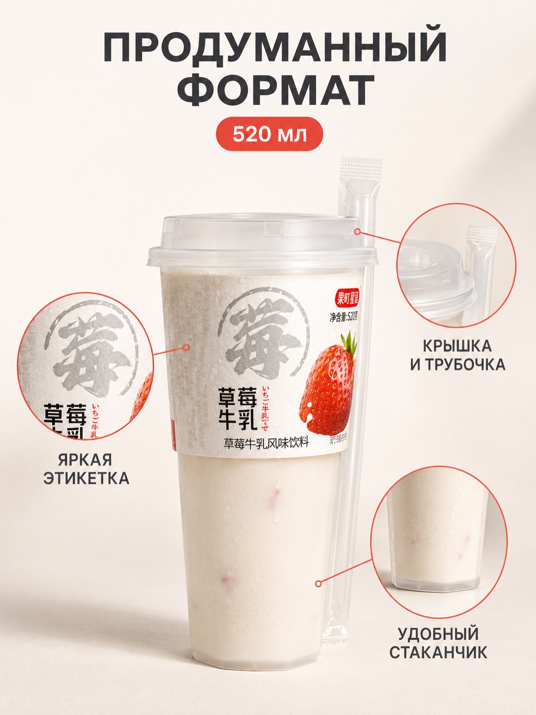 草莓 · КЛУБНИКА 杯型细节