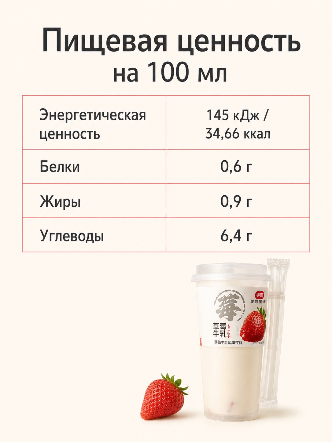 草莓 · КЛУБНИКА 营养