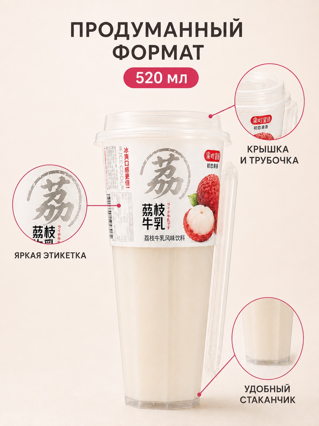荔枝 · ЛИЧИ 杯型细节